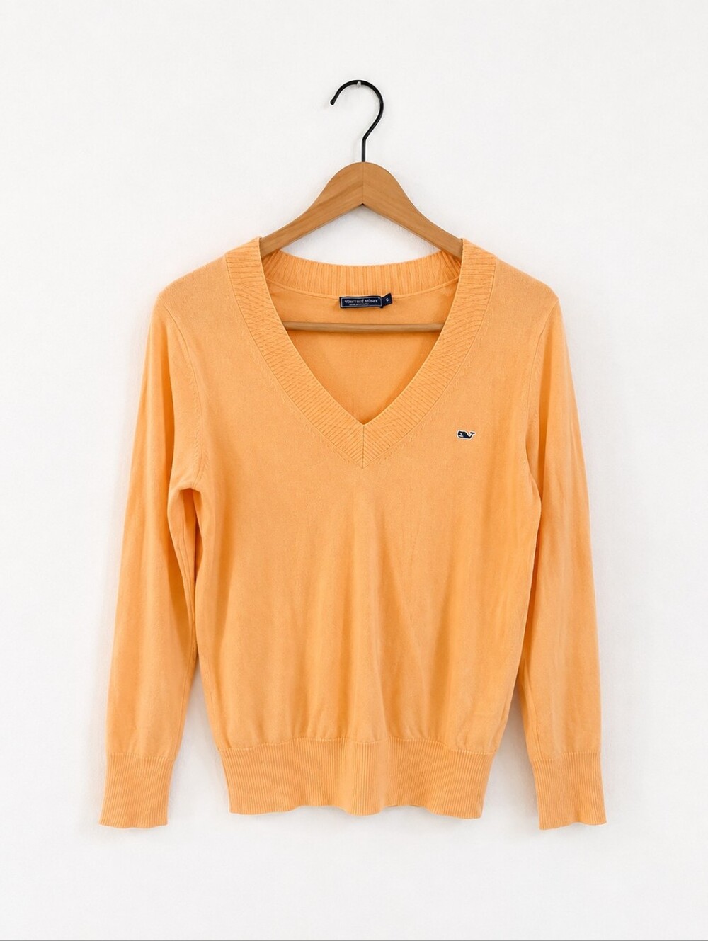 Vineyard Vines Coral V-Neck Sweater